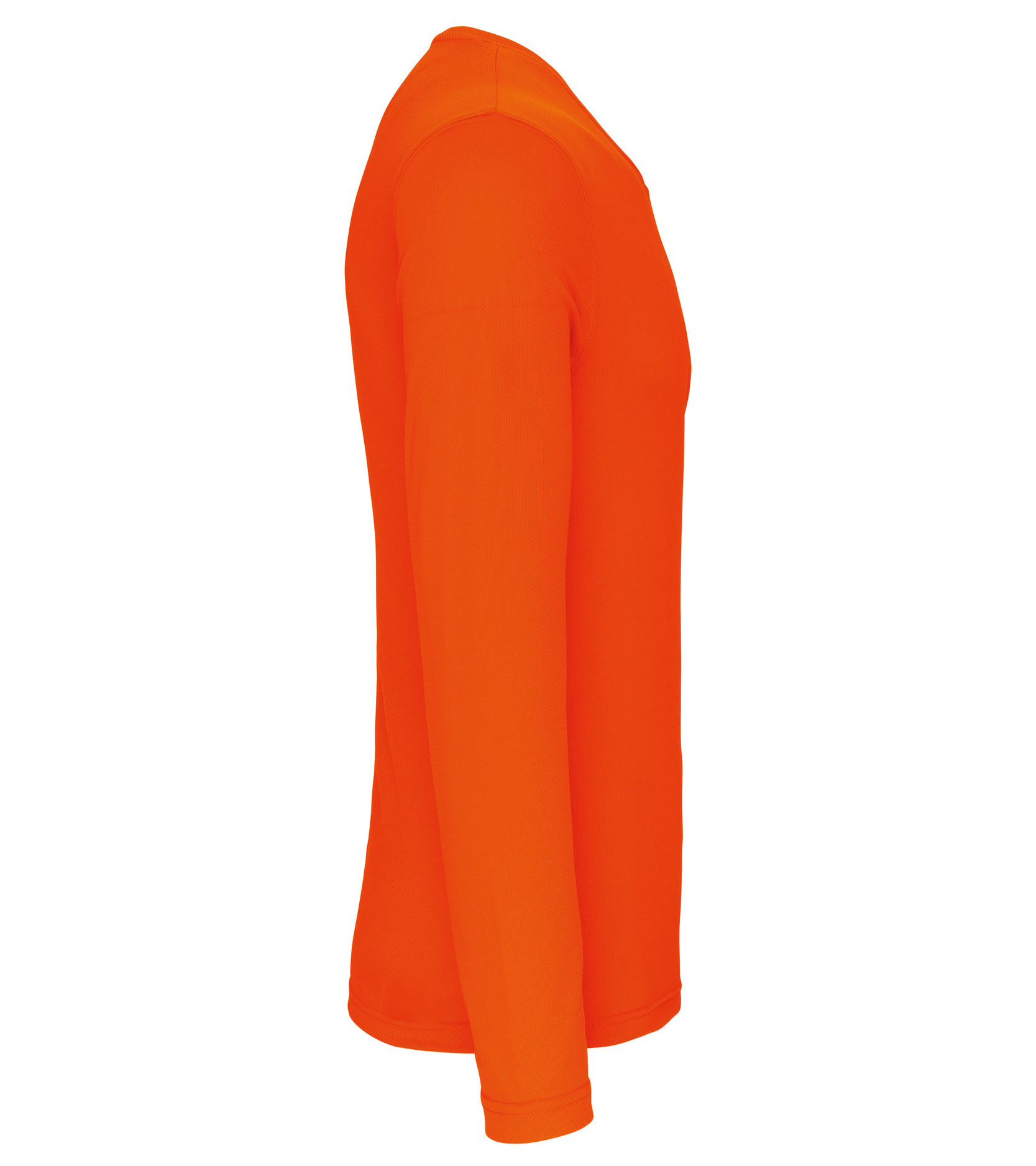 Sportshirt Basic Uni Lange mouw Adults - FLUO ORANJE
