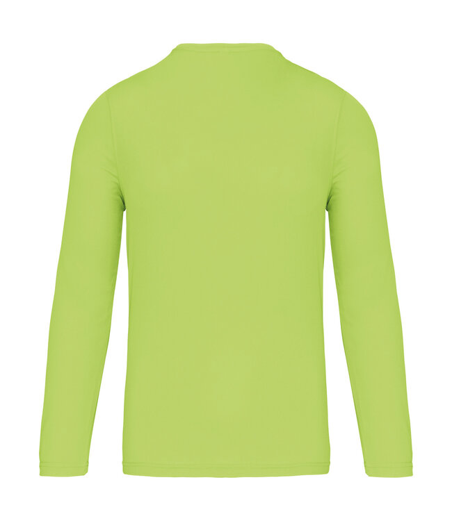 Proact Sportshirt Basic Uni Lange mouw Adults - LIME