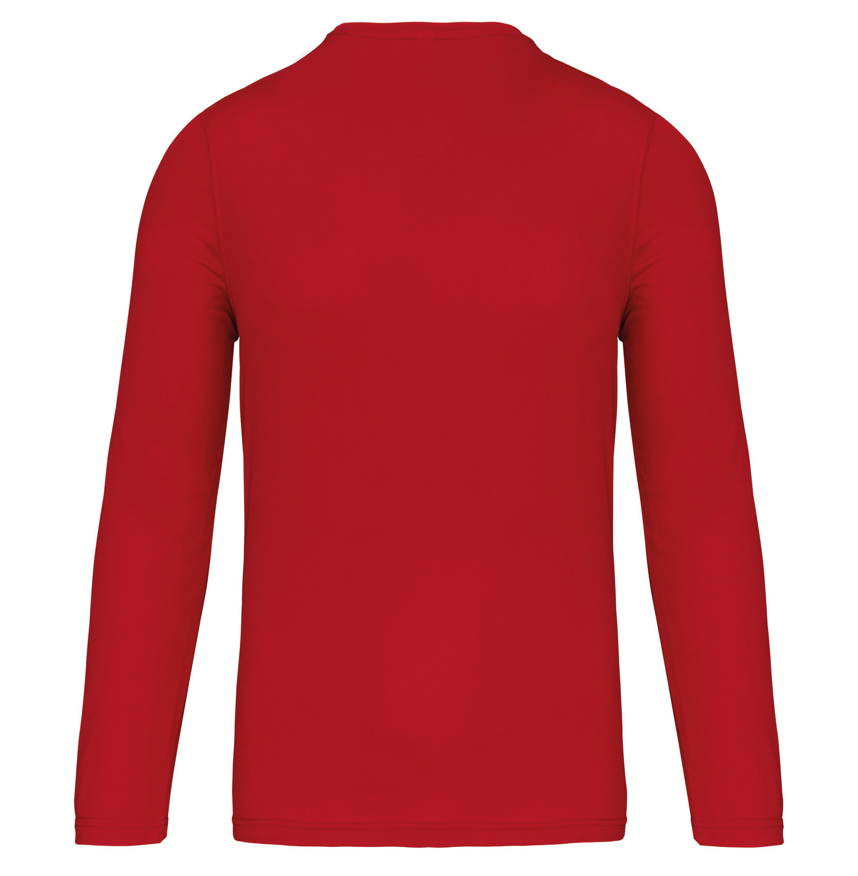 Sportshirt Basic Uni Lange mouw Adults - RED