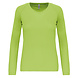 Proact Sportshirt Basic Uni Lange mouw Dames - LIME Proact Sportshirt Basic Uni Lange mouw Dames - LIME