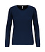 Proact Sportshirt Basic Uni Lange mouw Dames - NAVY