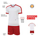 Givova Kit Revolution Wit-Rood XS - Op=Op Givova Kit Revolution Wit-Rood XS - Op=Op