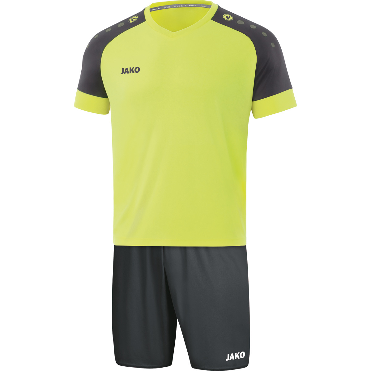 Zaalvoetbalset Champ 2.0│Felgeel-Antraciet-Felgeel