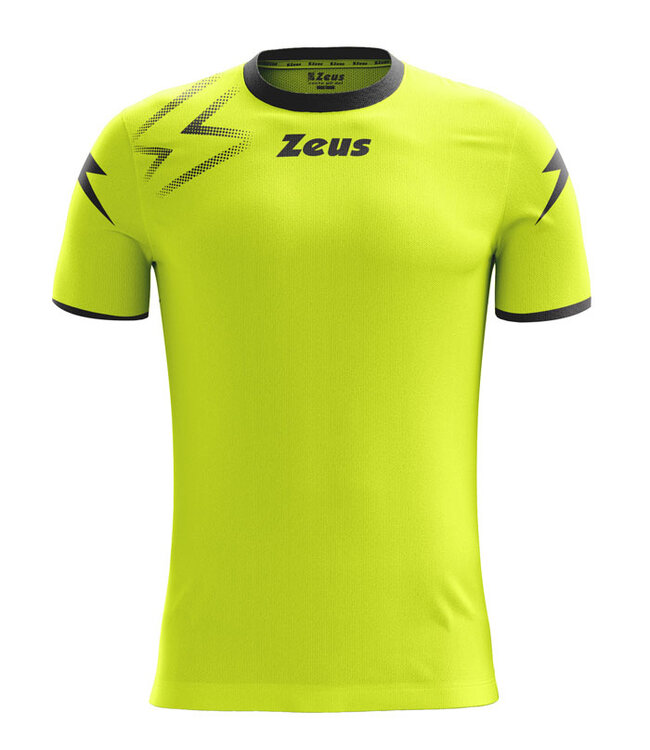 Zeus Shirt Mida │Fluogeel-Zwart