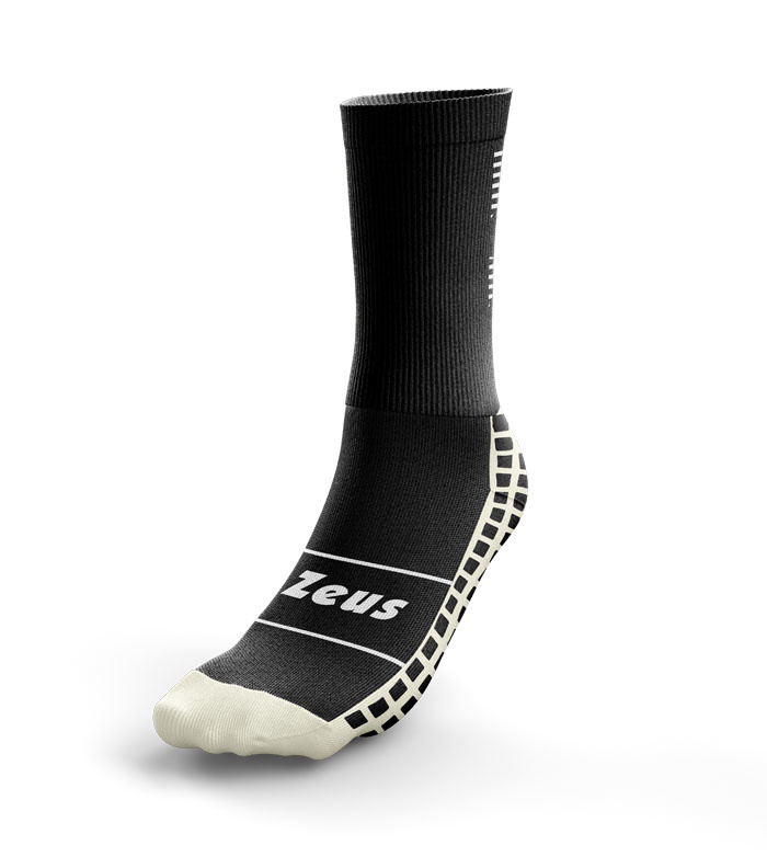 Korte Antislip kous Square│Senior│Zwart