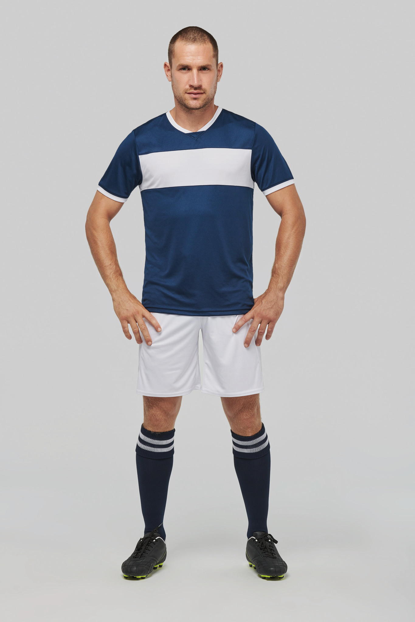 Sportshirt Line KIDS & UNI │ Groen-wit