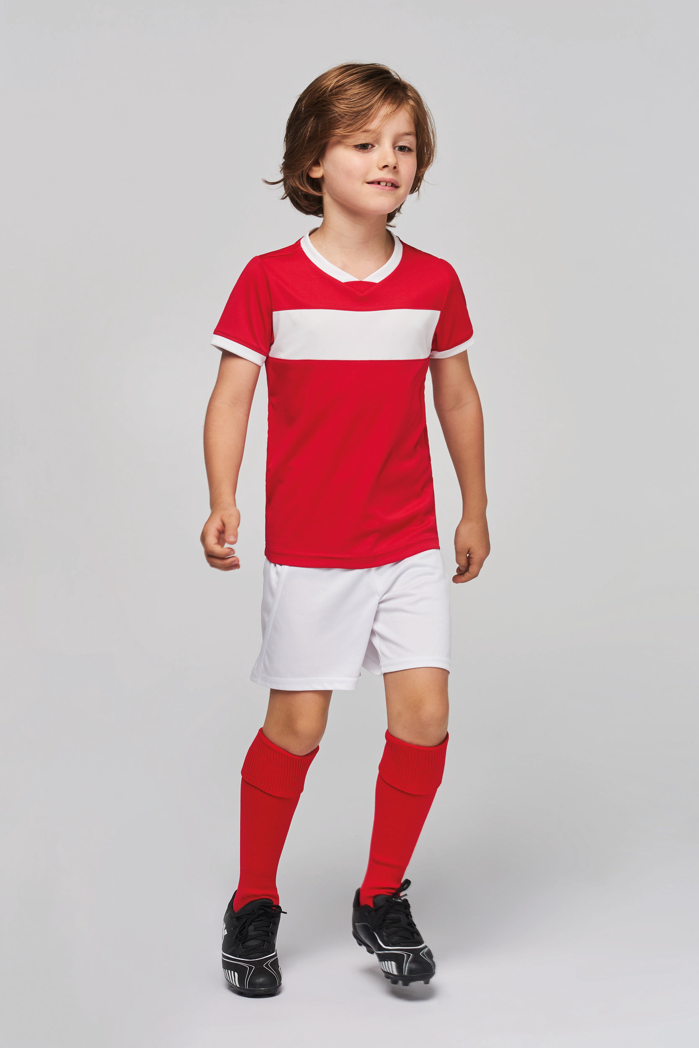 Sportshirt Line KIDS & UNI │ Groen-wit