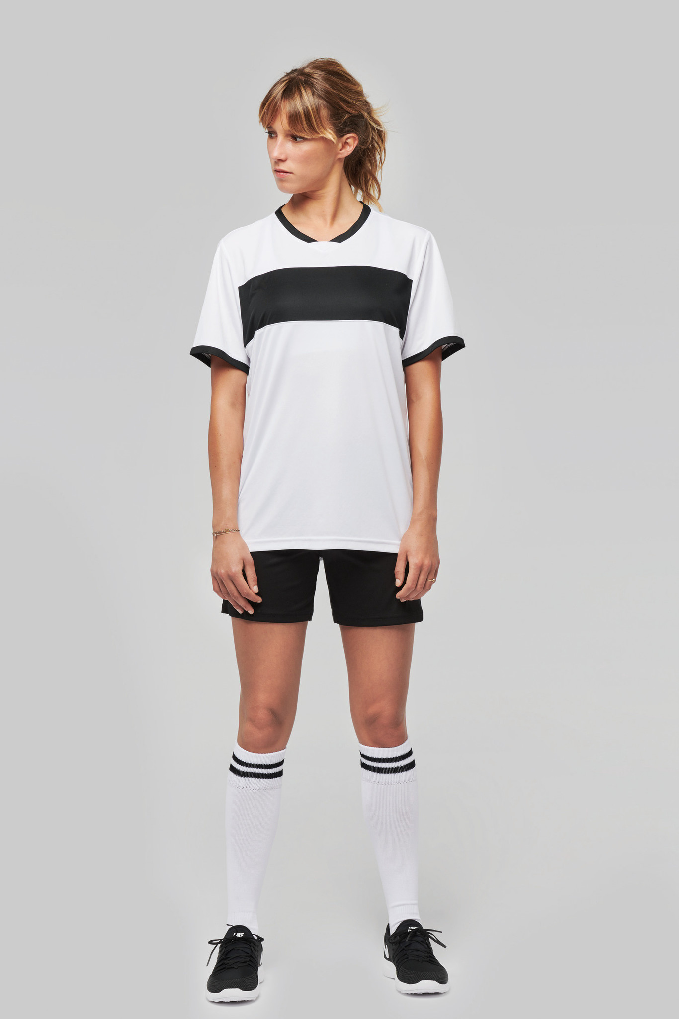 Sportshirt Line KIDS & UNI │ Groen-wit
