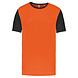 Proact Shirt 2 Tone KIDS & UNI │ Oranje-Zwart Proact Shirt 2 Tone KIDS & UNI │ Oranje-Zwart