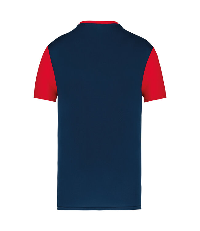 Proact Shirt 2 Tone KIDS & UNI │ Zwart-Rood