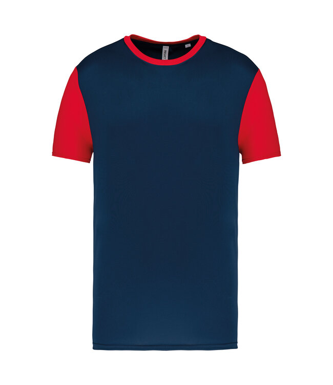 Proact Shirt 2 Tone KIDS & UNI │Navyblue-Rood