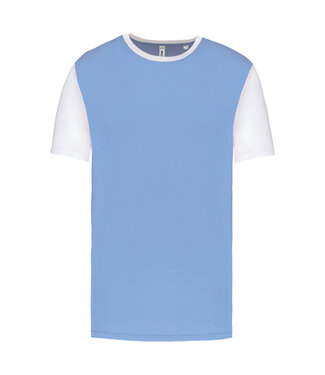 Proact Shirt 2 Tone UNI │Skyblue-Wit