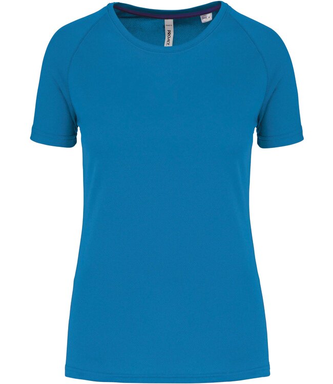 Proact ECO friendly Sportshirt Dames Aquablue