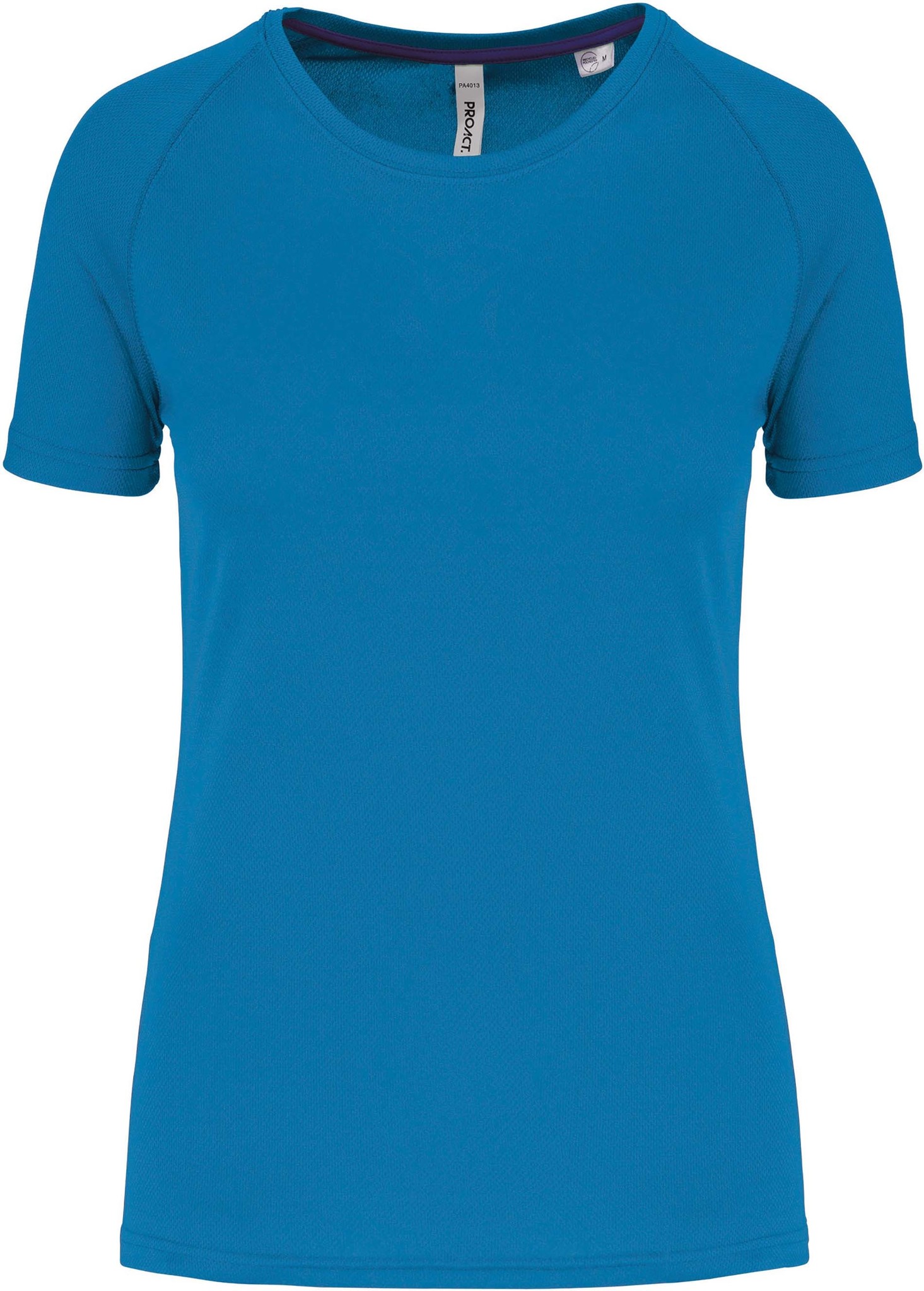ECO friendly Sportshirt Dames Aquablue