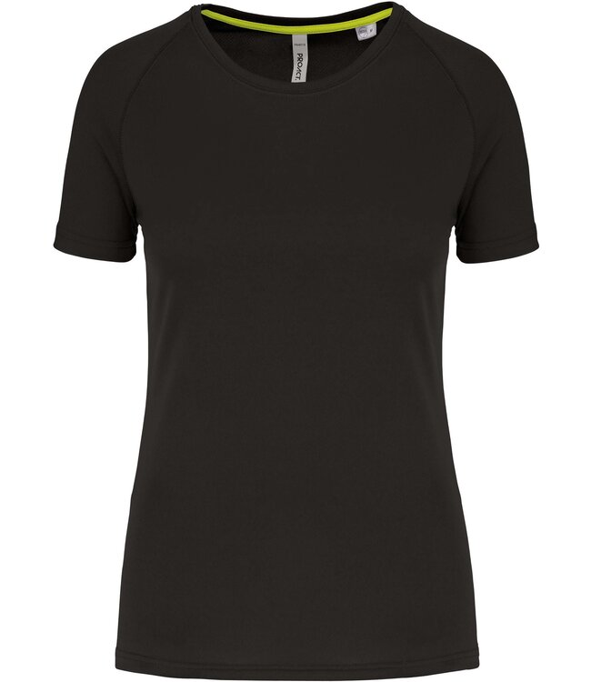 Proact ECO friendly Sportshirt Dames Zwart