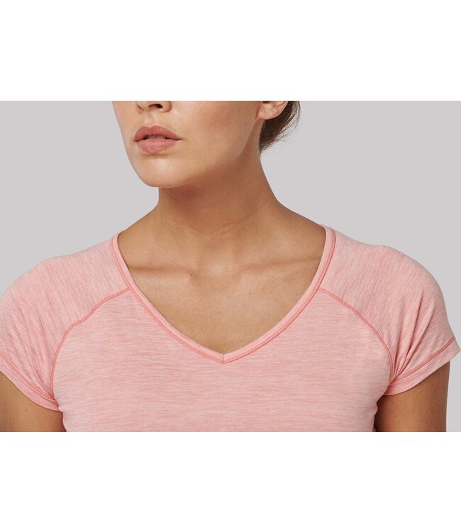 Proact ECO friendly Sportshirt Dames slim fit - Donkergrijs