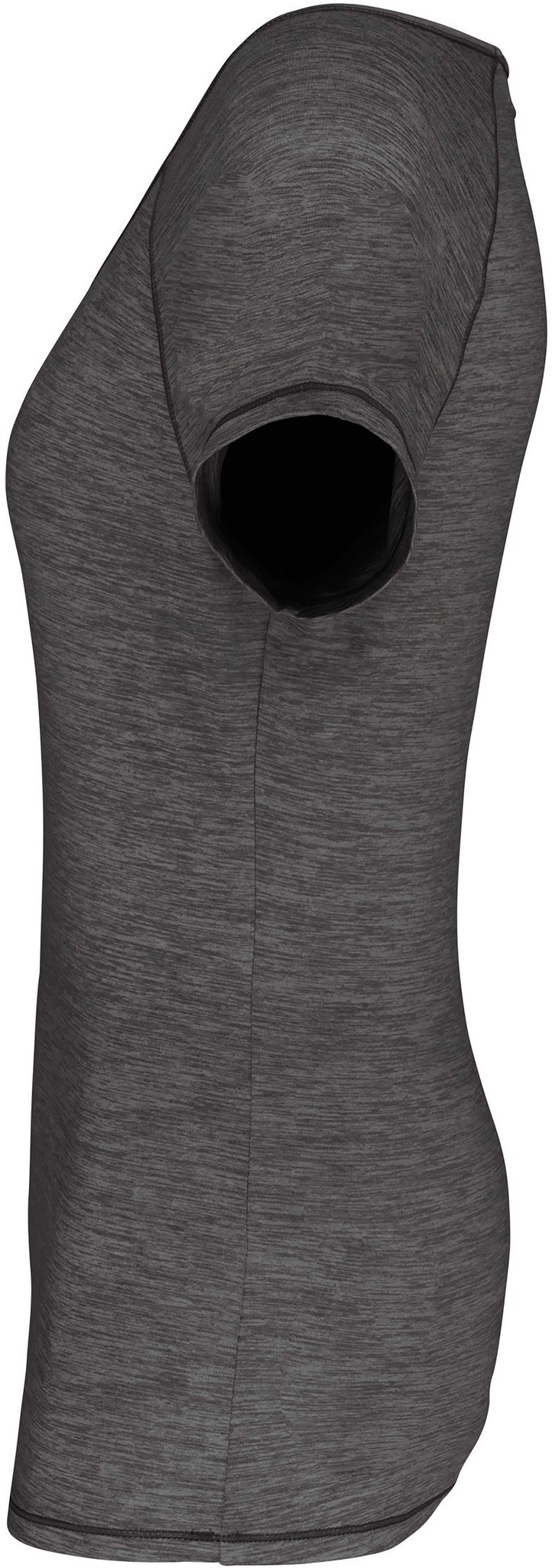ECO friendly Sportshirt Dames slim fit - Donkergrijs