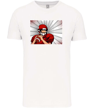 Bio T-Shirt Heren met sportopdruk │American Football