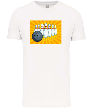 Bio T-Shirt Heren met sportopdruk │Bowling