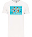 Bio T-Shirt Heren met sportopdruk │Running together