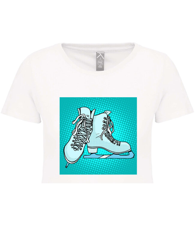 Bio T-Shirt Dames met sportopdruk │Kunstrijden