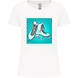 Bio T-Shirt Dames met sportopdruk │Kunstrijden Bio T-Shirt Dames met sportopdruk │Kunstrijden