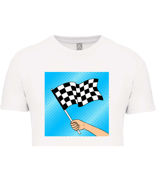 Bio T-Shirt Heren met sportopdruk │Racing