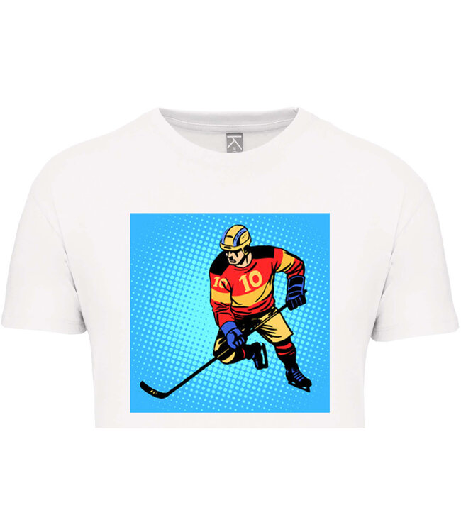 Bio T-Shirt Heren met sportopdruk │IJshockey