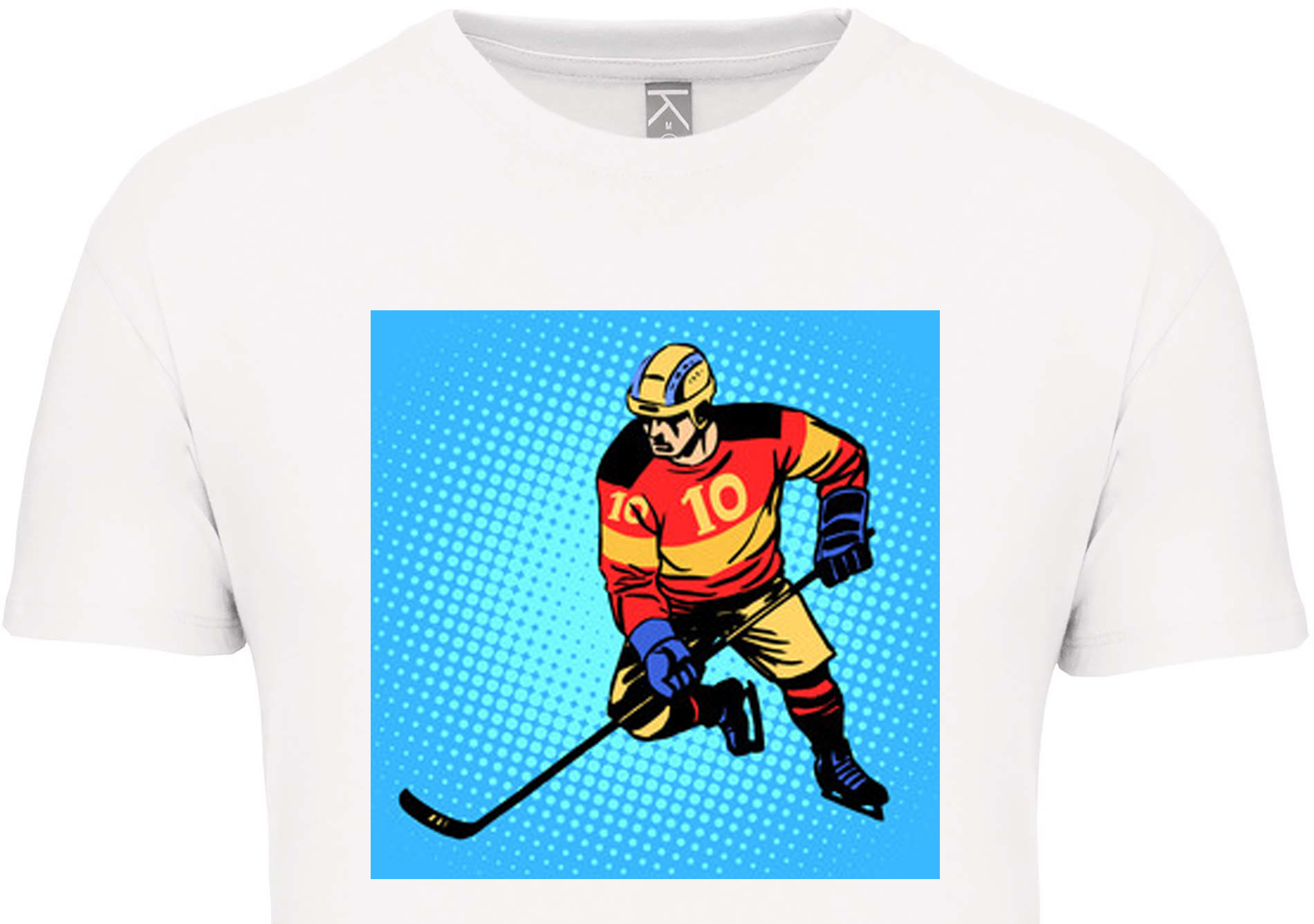 Bio T-Shirt Heren met sportopdruk │IJshockey