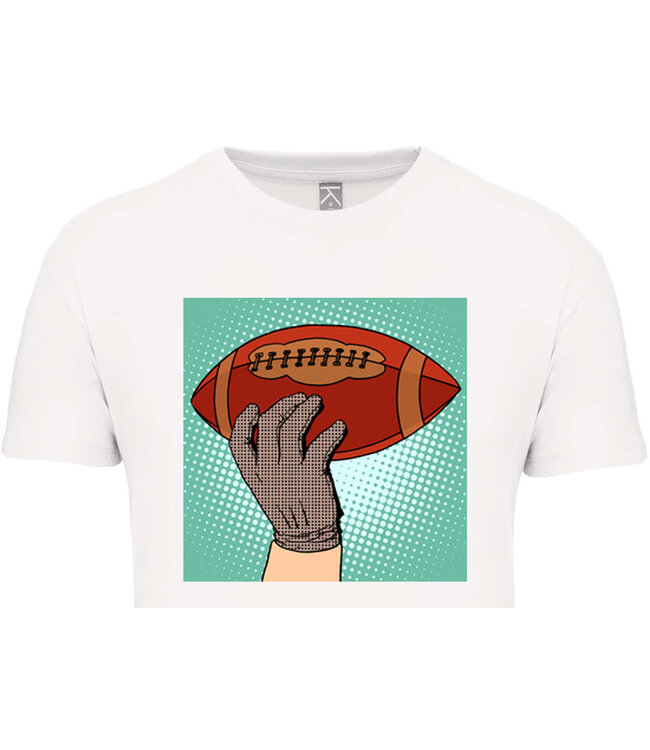 Bio T-Shirt Heren met sportopdruk │American Football