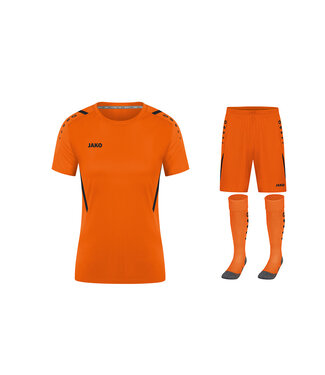 JAKO ZAALVOETBAL SET CHALLENGE│ ORANJE-ZWART │DAMES