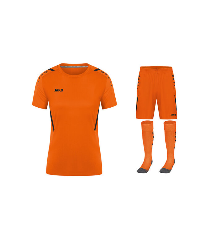 JAKO ZAALVOETBAL SET CHALLENGE│ ORANJE-ZWART │DAMES