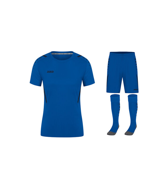 JAKO ZAALVOETBAL SET CHALLENGE│ ROYALBLUE-MARINE │DAMES