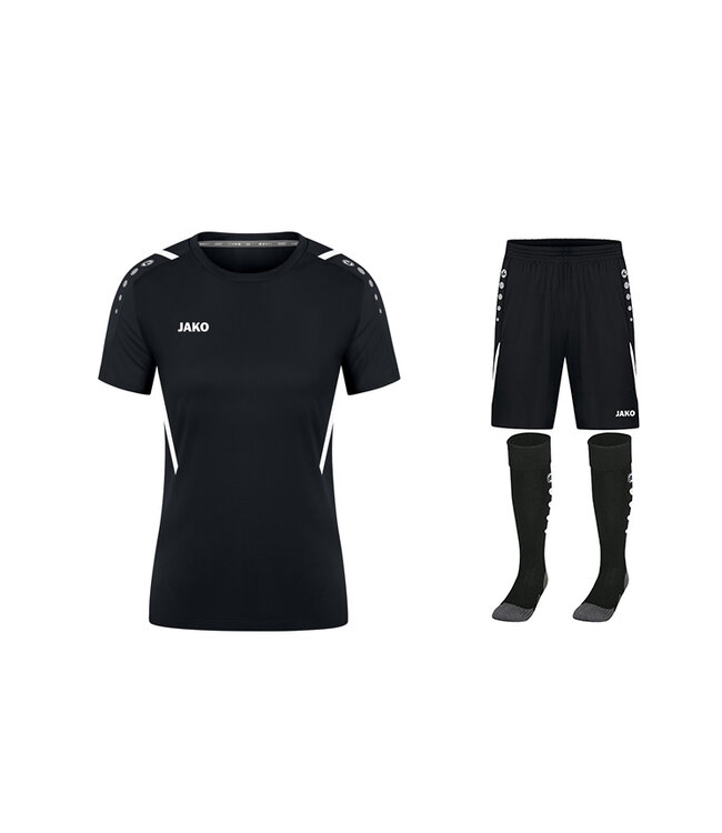 JAKO ZAALVOETBAL SET CHALLENGE│ ZWART-WIT │DAMES