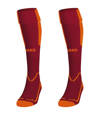 JAKO Kousen Lazio │Wijnrood-Fluo oranje | 39-42