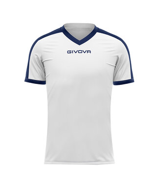 Givova Shirt Revolution Wit-Navy│KIDS en ADULTS