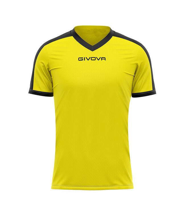 Givova Shirt Revolution Geel-Zwart│KIDS en ADULTS