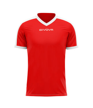 Givova Shirt Revolution Rood-Wit│KIDS en ADULTS