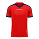 Givova Shirt Revolution Rood-Navy│KIDS en ADULTS Givova Shirt Revolution Rood-Navy│KIDS en ADULTS