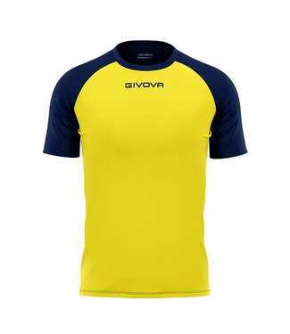 Givova Shirt Capo Geel-Navy│KIDS EN ADULTS