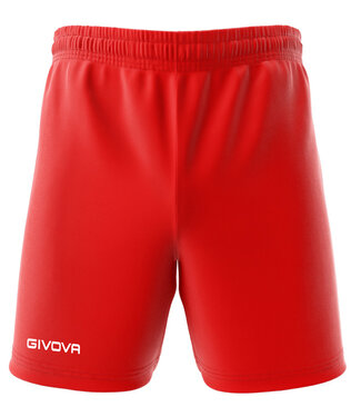 Givova Short Capo Rood│Kids en Adults