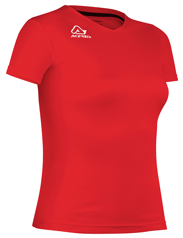 shirt DEVI Meisjes en Dames│Rood