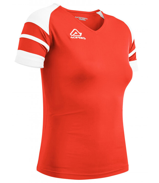 ACERBIS Kemari Shirt MEISJES en DAMES│Rood-Wit