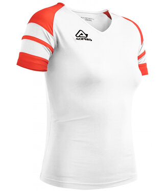 ACERBIS Kemari Shirt MEISJES en DAMES│Wit - Rood