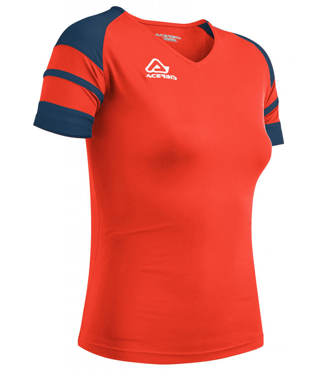 ACERBIS Kemari Shirt MEISJES en DAMES│Rood-Navy