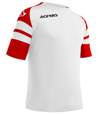 ACERBIS Kemari Shirt KIDS en ADULTS │Wit-Rood