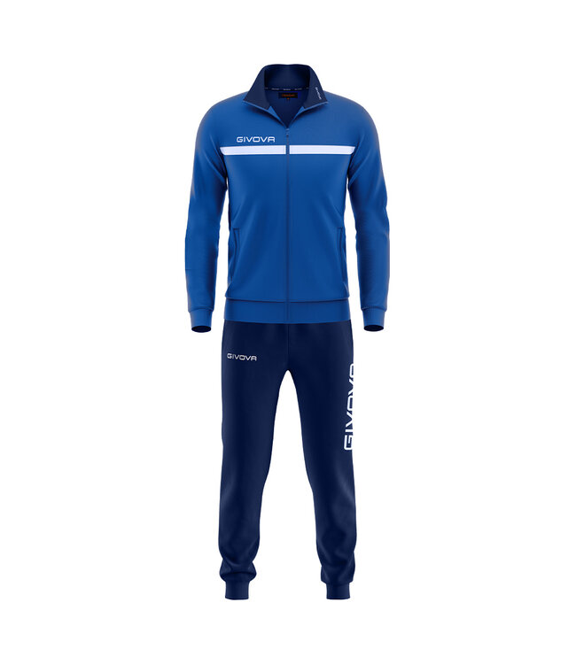 Givova Trainingspak One KIDS en ADULTS │Royalblue-Wit