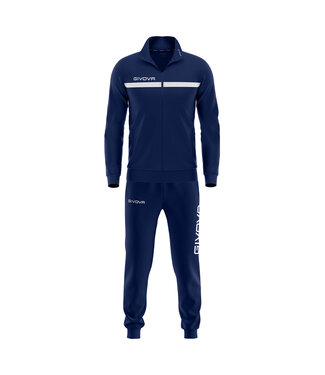 Givova Trainingspak One KIDS en ADULTS │Navy-Wit