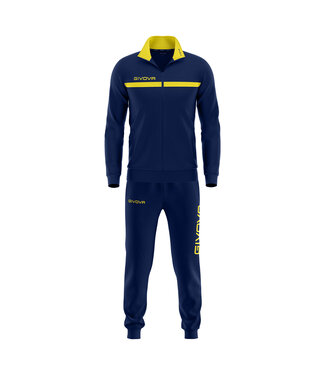 Givova Trainingspak One KIDS en ADULTS │Navy-Geel