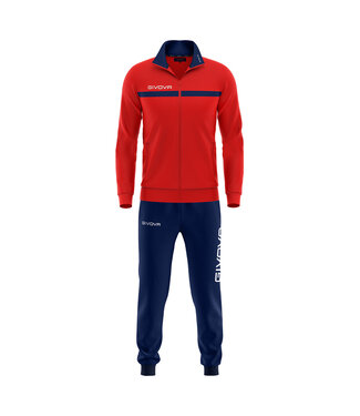 Givova Trainingspak One KIDS en ADULTS │Rood-Navy